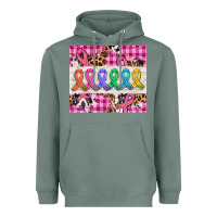 Sage western colorfull cancer ribbon Heavyweight Hoodie - AdoDesignShop