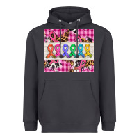Smoke western colorfull cancer ribbon Heavyweight Hoodie - AdoDesignShop
