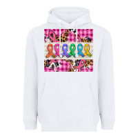 White western colorfull cancer ribbon Heavyweight Hoodie - AdoDesignShop