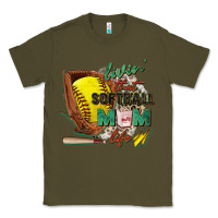 Army Green livin' that softball mom life Classic Tee - Zillion Design Studio