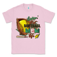 Bubblegum Pink livin' that softball mom life Classic Tee - Zillion Design Studio