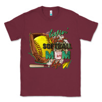 Burgundy livin' that softball mom life Classic Tee - Zillion Design Studio
