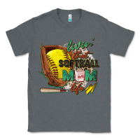 Charcoal Heather livin' that softball mom life Classic Tee - Zillion Design Studio
