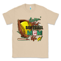 Mushroom livin' that softball mom life Classic Tee - Zillion Design Studio