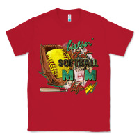 Red livin' that softball mom life Classic Tee - Zillion Design Studio