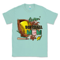 Seafoam livin' that softball mom life Classic Tee - Zillion Design Studio