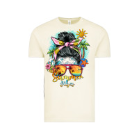 Vintage Arctic summer vibes messy bun Vintage Tee - BarkalooDesign