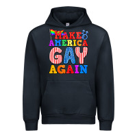 Navy Make America Gay Again Urban Hoodie - BundleAndBundleShop
