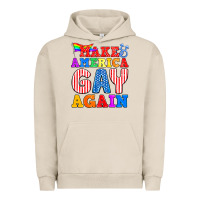 Pigment French Oak Make America Gay Again Urban Hoodie - BundleAndBundleShop