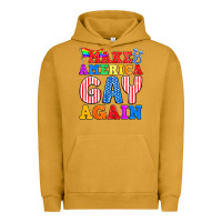 Pigment Peanut Butter Make America Gay Again Urban Hoodie - BundleAndBundleShop