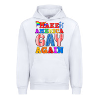 White Make America Gay Again Urban Hoodie - BundleAndBundleShop