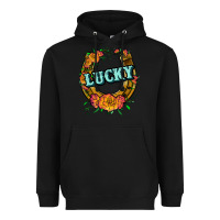 Black horseshoe lucky Heavyweight Hoodie - JahusDesignShop
