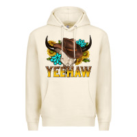 Tofu yeehaw bull skull Premium Hoodie - NancyCooperArtShop