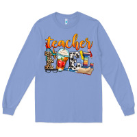 Colony Blue teacher fuel Long Sleeve Tee - Zillion Design Studio