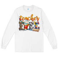 White teacher fuel Long Sleeve Tee - Zillion Design Studio