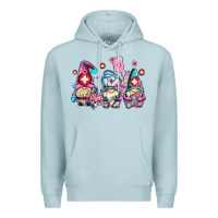 Blue Mist nurse gnomes Premium Hoodie - AdoDesignShop
