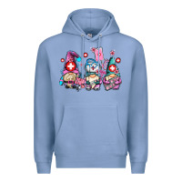Colony Blue nurse gnomes Premium Hoodie - AdoDesignShop