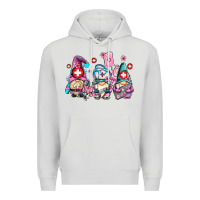 Dove Grey nurse gnomes Premium Hoodie - AdoDesignShop