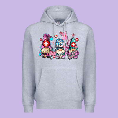 Nurse Gnomes Premium Hoodie Designed By Adodesignshop
