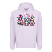 Lilac nurse gnomes Premium Hoodie - AdoDesignShop