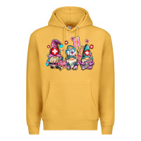 Mustard nurse gnomes Premium Hoodie - AdoDesignShop