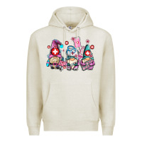 Oatmeal Heather nurse gnomes Premium Hoodie - AdoDesignShop