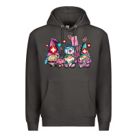 Smoke nurse gnomes Premium Hoodie - AdoDesignShop