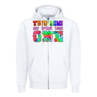 White two moms are better than one Zipper Hoodie - HRA Design Shop