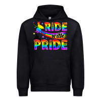 Black Western LGBTQ+ Ride With Pride Urban Hoodie - BundleAndBundleShop