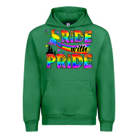 Emerald Western LGBTQ+ Ride With Pride Urban Hoodie - BundleAndBundleShop