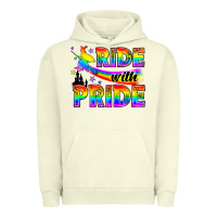 Pigment Pistachio Western LGBTQ+ Ride With Pride Urban Hoodie - BundleAndBundleShop
