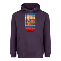 Plum all american teacher 12 oz slim can cooler Heavyweight Hoodie - Artiststas