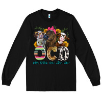 Black ocd obsessive cow disorder Long Sleeve Tee - Zillion Design Studio
