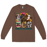 Chestnut ocd obsessive cow disorder Long Sleeve Tee - Zillion Design Studio