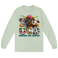 Matcha ocd obsessive cow disorder Long Sleeve Tee - Zillion Design Studio