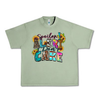 Oil Green spoiler alert i don't care Urban Heavy Tee - Zillion Design Studio