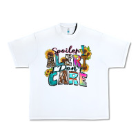 White spoiler alert i don't care Urban Heavy Tee - Zillion Design Studio