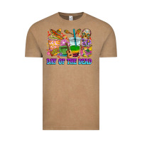 Vintage Coffee Day of the dead coffee cups Vintage Tee - RanaPortraitStore