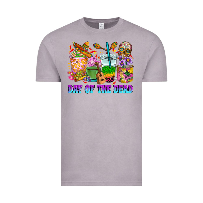 Day Of The Dead Coffee Cups Vintage Tee by RanaPortraitStore | Teevron