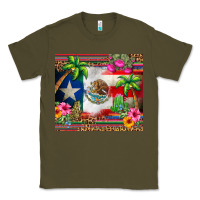 Army Green mexico and puerto rico Classic Tee - CTS Tumbler Store