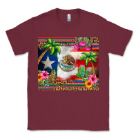 Burgundy mexico and puerto rico Classic Tee - CTS Tumbler Store