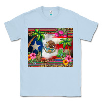 Dusty Blue mexico and puerto rico Classic Tee - CTS Tumbler Store