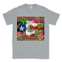 Heather Grey mexico and puerto rico Classic Tee - CTS Tumbler Store