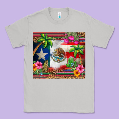 Mexico And Puerto Rico Classic Tee Designed By Cts Tumbler Store