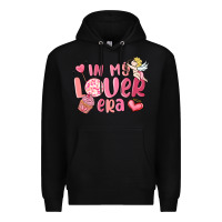 Black in my lover era valentines day Premium Hoodie - MaliasSmallBusiness
