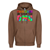 Chestnut two dads are better than one Zipper Hoodie - HRA Design Shop