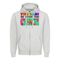 Dove Grey two dads are better than one Zipper Hoodie - HRA Design Shop