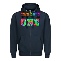 Navy two dads are better than one Zipper Hoodie - HRA Design Shop