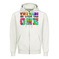 Oatmeal Heather two dads are better than one Zipper Hoodie - HRA Design Shop