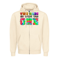 Sandshell two dads are better than one Zipper Hoodie - HRA Design Shop